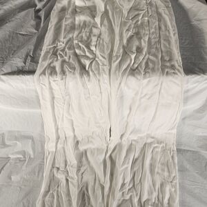 Luxurious White Draped Pants